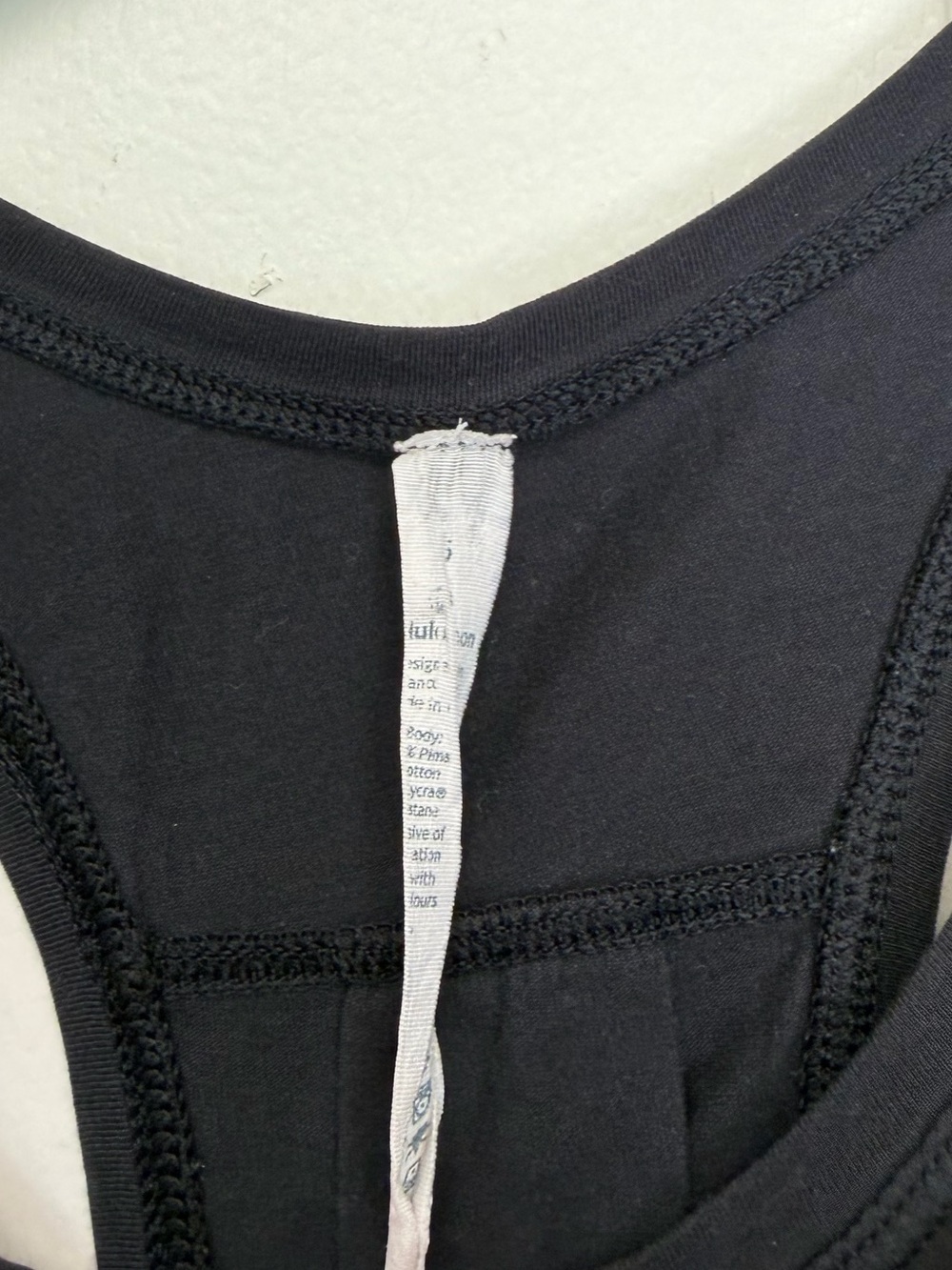 LULULEMON Love Tank Top Pleated Black Size 6 - Picture 5 of 10